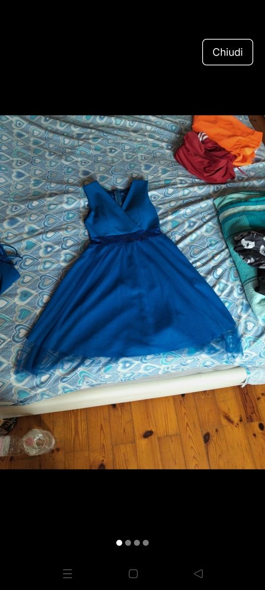 Vestito da cerimonia blu