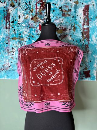 Bandana Guess Rosa/Rosso