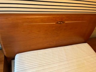 Dormitorio Matrimonio Canapé Cerezo Barnizado