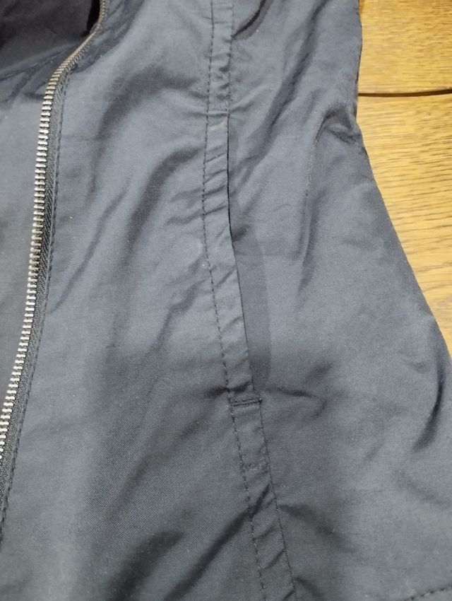 Casaco Biker Bershka Tamanho S Cinza