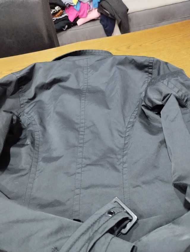 Casaco Biker Bershka Tamanho S Cinza