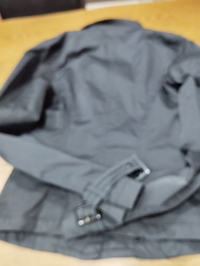 Casaco Biker Bershka Tamanho S Cinza