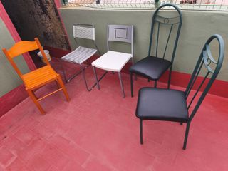 Sillas de diseño variadas (precio unidad)