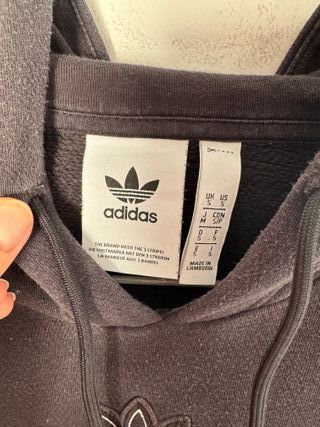 Sudadera Adidas Team Signature Trefoil Negra