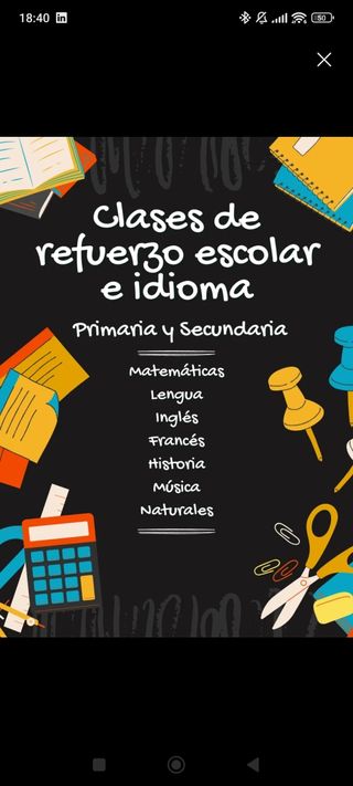 Clases particulares de refuerzo e idiomas