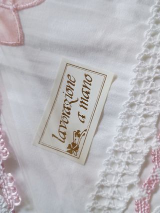 Set Lenzuola Matrimoniali Corredo Hand made