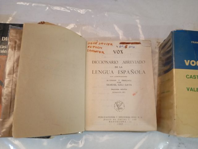 Antiguos diccionarios