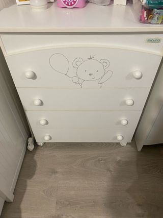 Cambiador bebé Micuna con bañera