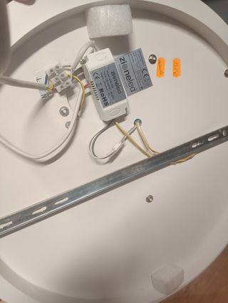 Lampara plafón infantil luna y estrella