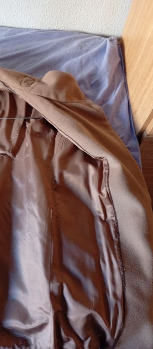 Chaquetón Beige Mujer