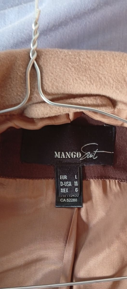 Chaquetón Beige Mujer