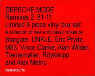 Depeche Mode Remixes 2. 81-11 Caja Vinilos