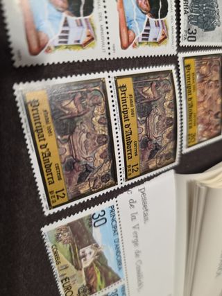 Lote Sellos Andorra 13 planchas + sueltos