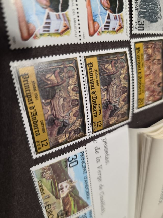 Lote Sellos Andorra 13 planchas + sueltos