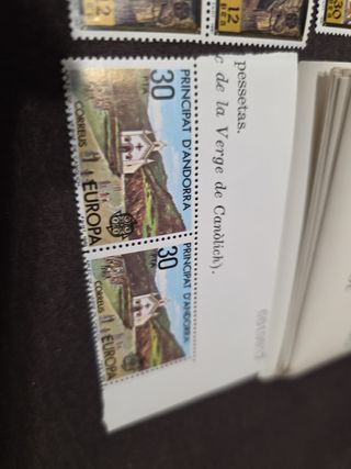 Lote Sellos Andorra 13 planchas + sueltos
