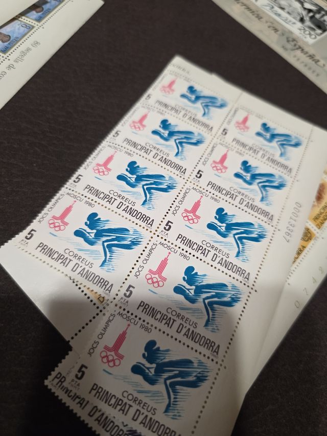 Lote Sellos Andorra 13 planchas + sueltos