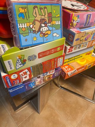 Lote de juguetes educativos y puzzles