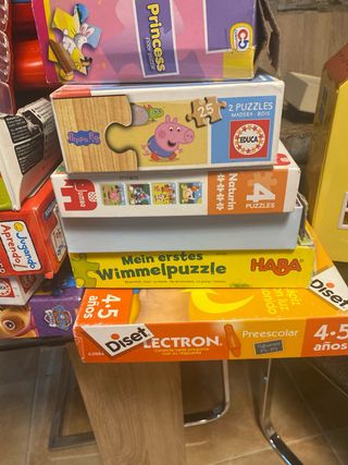 Lote de juguetes educativos y puzzles