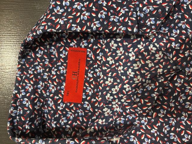 Camisa Carolina Herrera Estampada Talla M