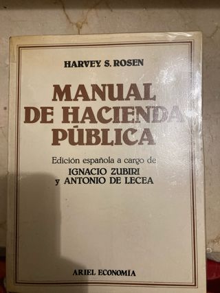 Manual de Hacienda Pública Harvey S.Rosen