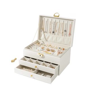 Joyero Para Joyas Elegante Piel Sintética. NUEVO