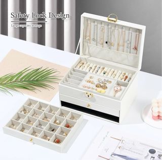 Joyero Para Joyas Elegante Piel Sintética. NUEVO