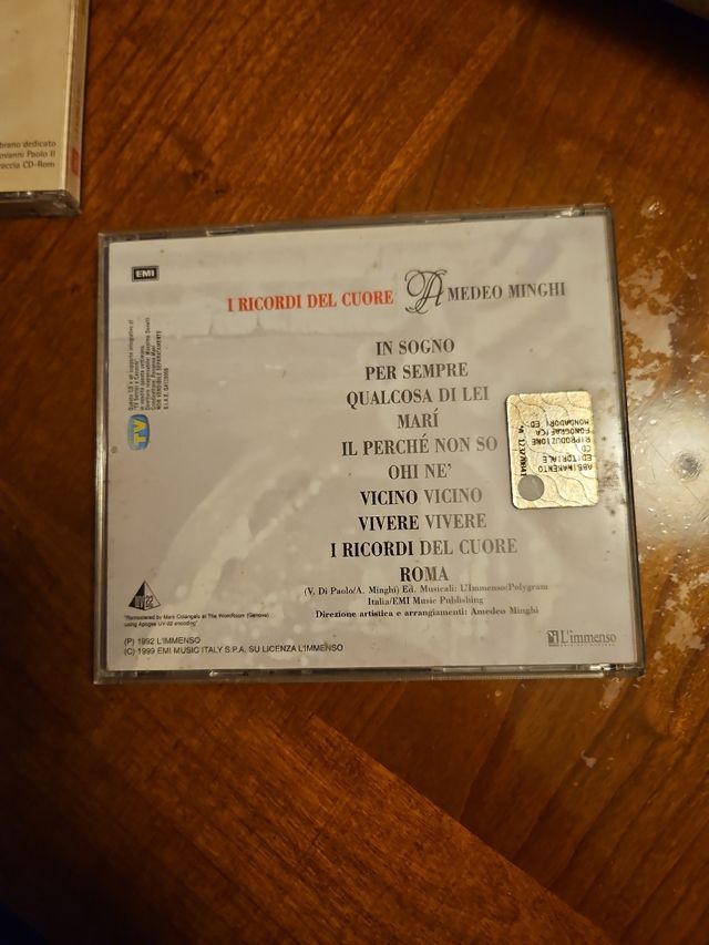 CD Amedeo Minghi - Ricordi del Cuore