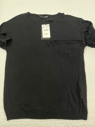 Jersey Zara Negro Talla XL