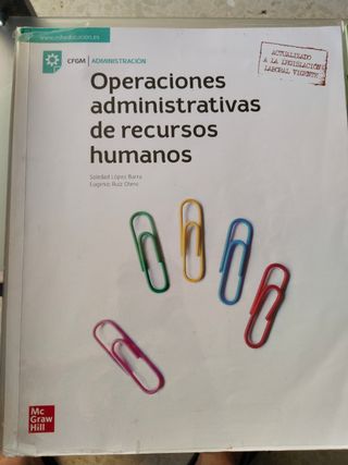 Libros de 1° de grado medio de administración