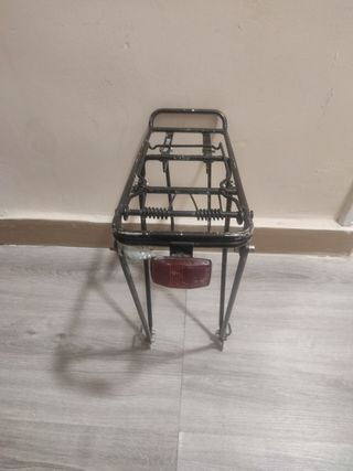 Portabultos bici negro