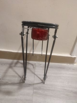 Portabultos bici negro