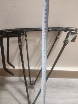 Portabultos bici negro