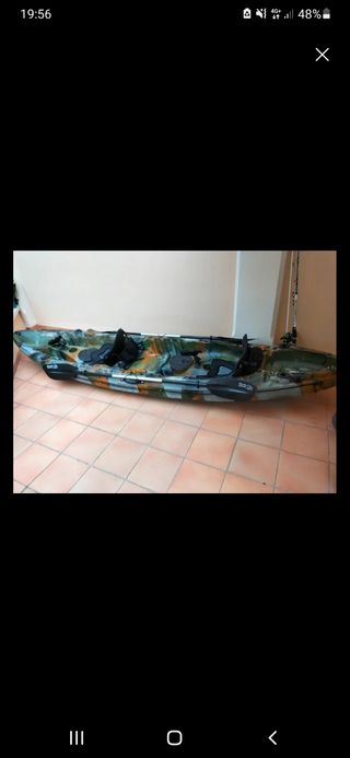 Kayak Pesca 2 Adultos + 1 Niño