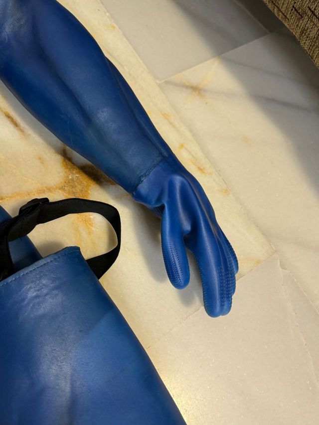 Disfraz Latex The Tick Azul