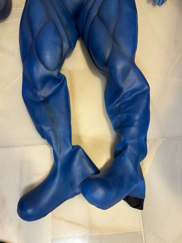 Disfraz Latex The Tick Azul