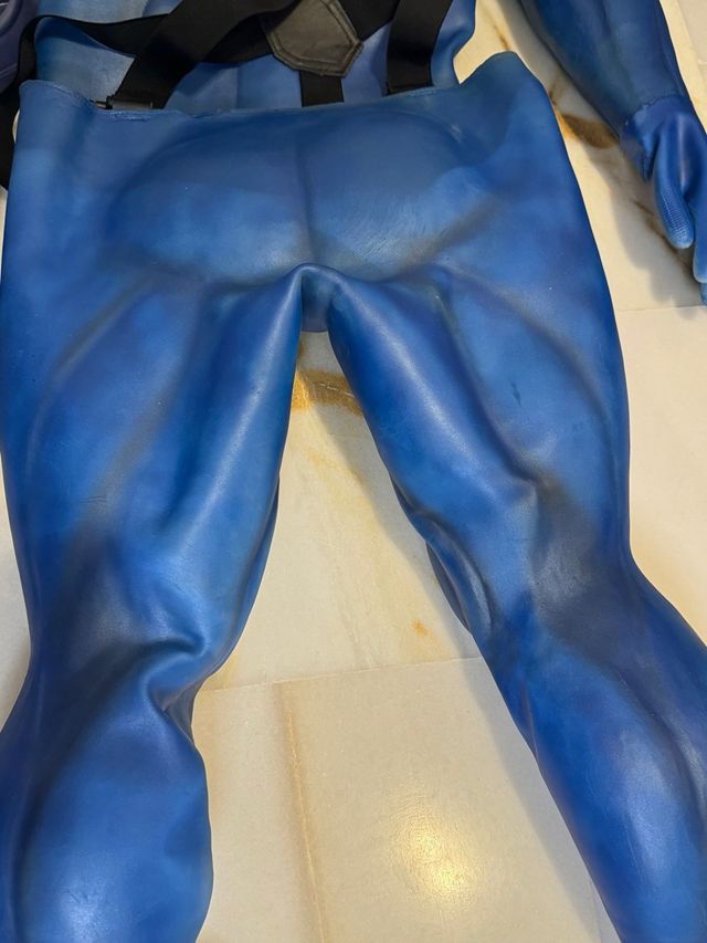 Disfraz Latex The Tick Azul