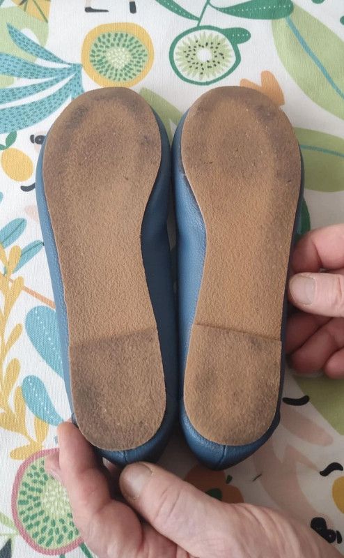 Bailarinas talla 38 azules marca Unit