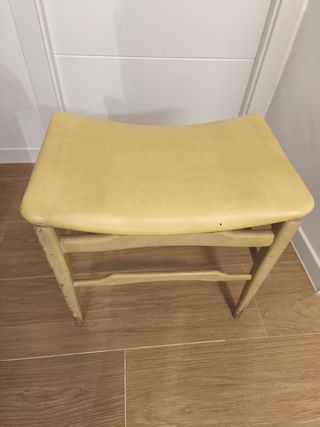 Silla Piano Vintage Polipiel pastel