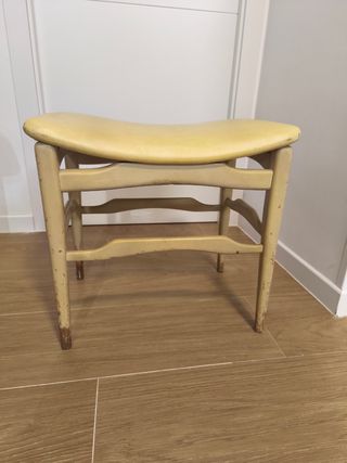 Silla Piano Vintage Polipiel pastel