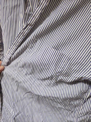 Camisa Massimo Dutti Rayas Azul