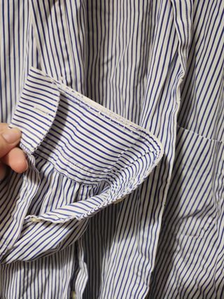 Camisa Massimo Dutti Rayas Azul