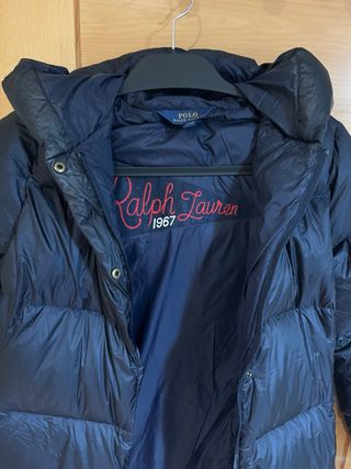 Chaqueta plumífero largo Ralph Lauren talla 16