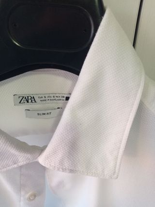 Camisa ZARA Blanca Talla S
