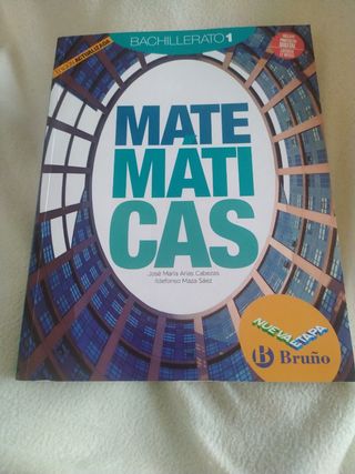 Matemáticas 1 Bachillerato Nueva etapa Bruño Ed...