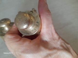 Set 7 Pesi Bilancia Ottone Anni 40/50