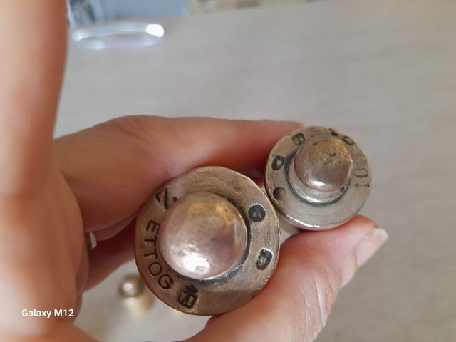 Set 7 Pesi Bilancia Ottone Anni 40/50