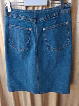 Falda vaquera azul