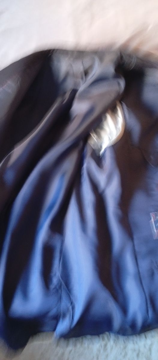 Traje de hombre azul