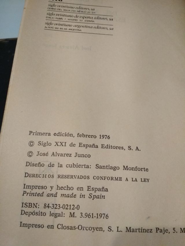 La ideología política del anarquismo español.