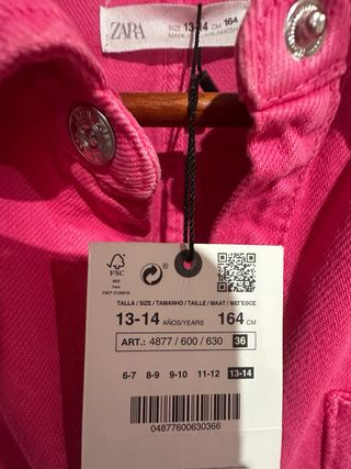 Sobrecamisa niña/chica rosa